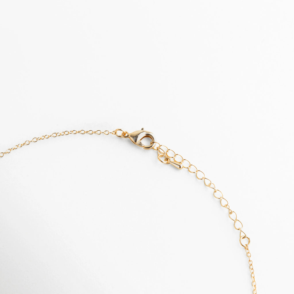 cadena dorada con relicario y cierre ajustable
broche tipo langosta en collar relicario dorado
detalle de extensión en collar dorado con relicario
cierre seguro en collar para charms dorado
cadena fina dorada con dije relicario