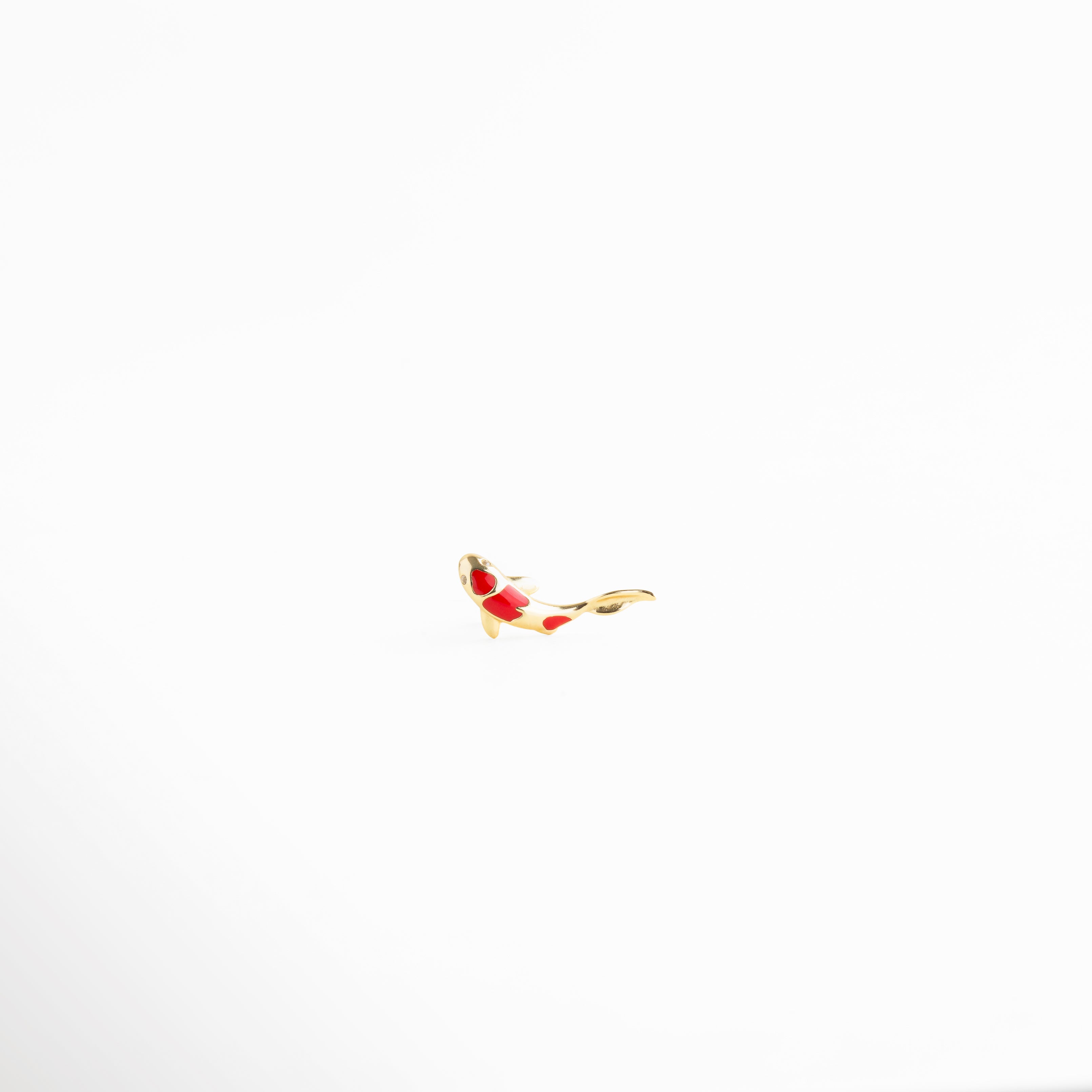 Piercing Pez Koi Rojo