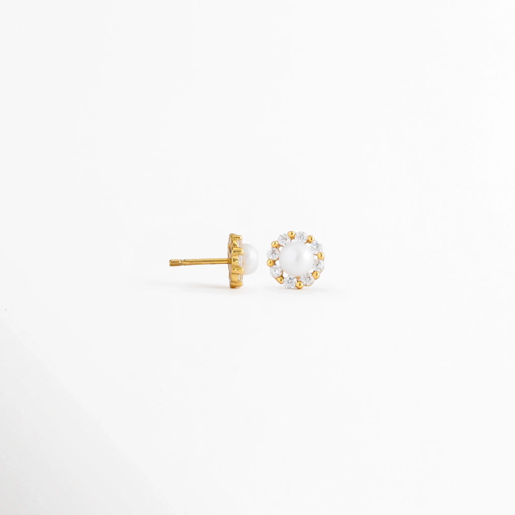 Zerina Golden Studs