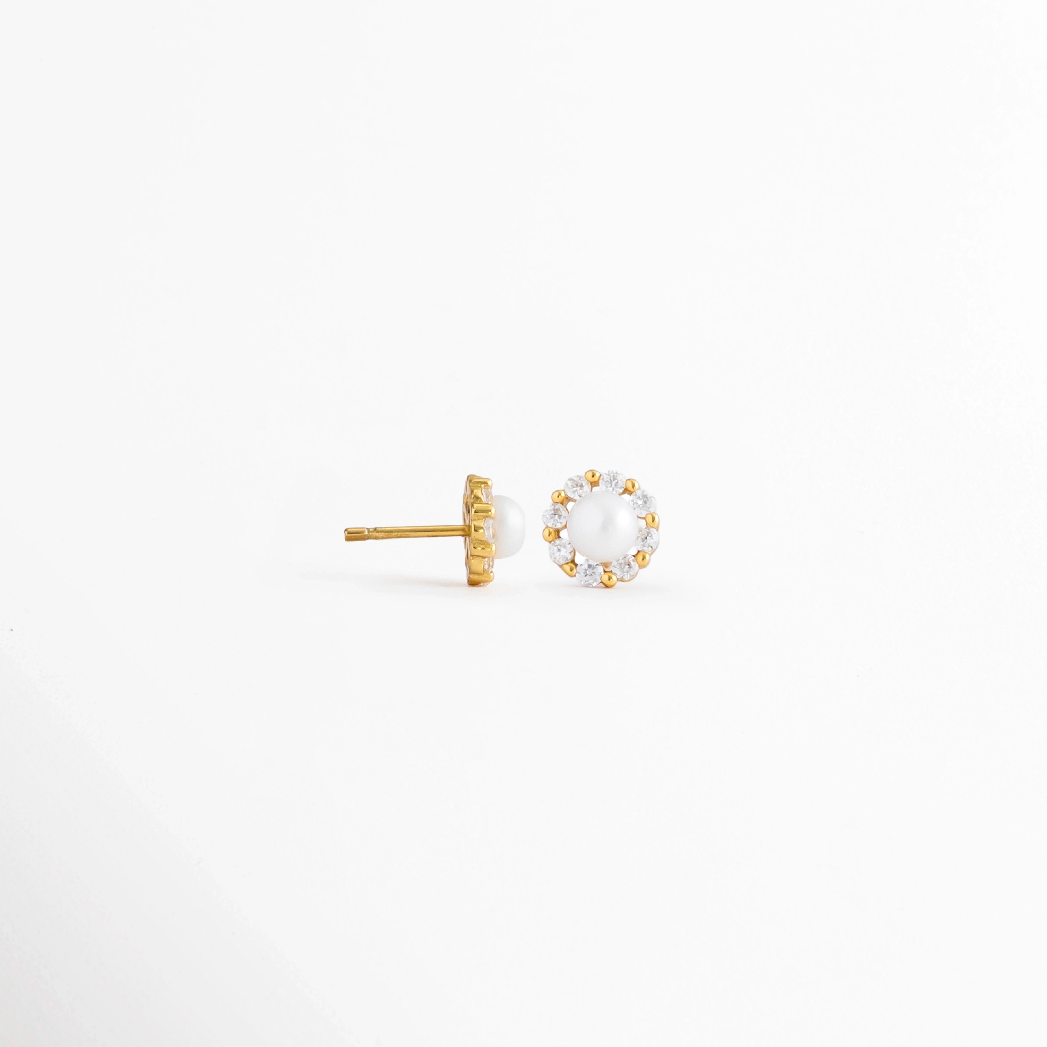 Zerina Golden Studs