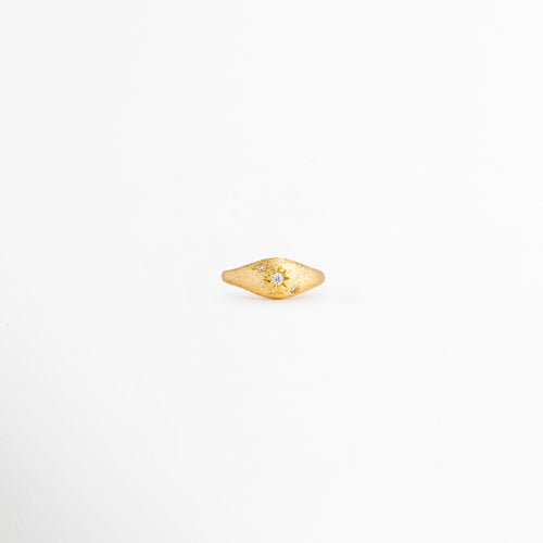 Anillo Golden Solaris con zirconia central y acabado dorado brillante, Anillo ajustable dorado con detalle de zirconia elegante, Anillo minimalista dorado con piedra brillante central, Anillo Golden Solaris de diseño femenino y sofisticado, Anillo ajustable con acabado dorado y brillo sutil.