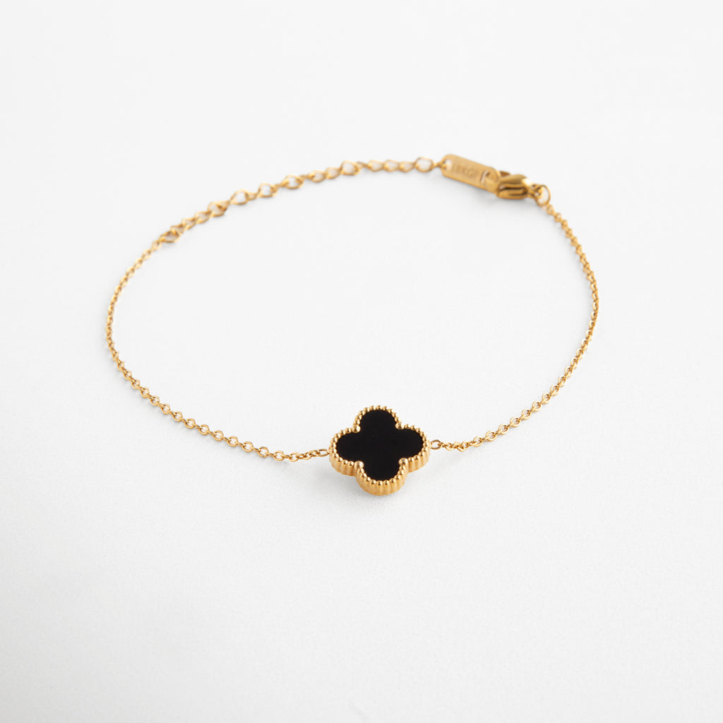 Pulsera Trébol Negro