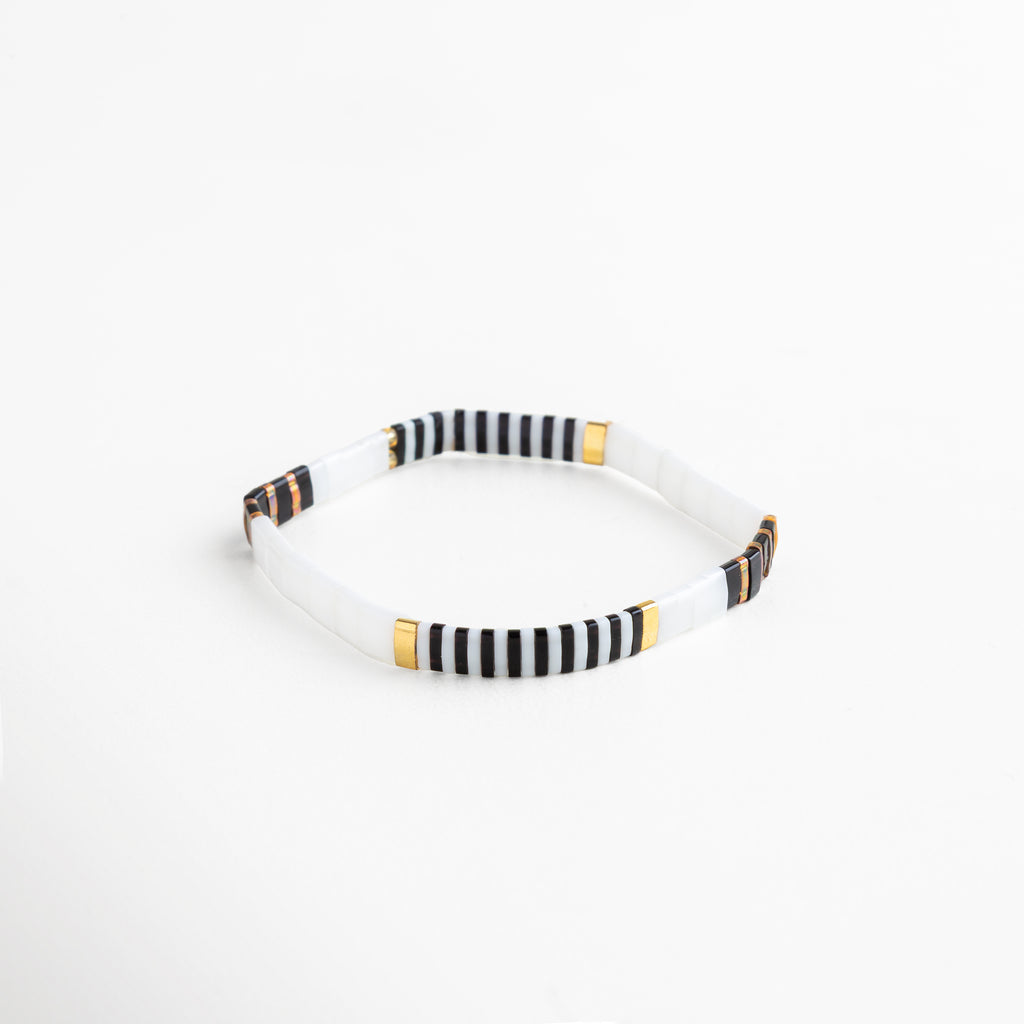 Pulsera Rectángulos Black & White