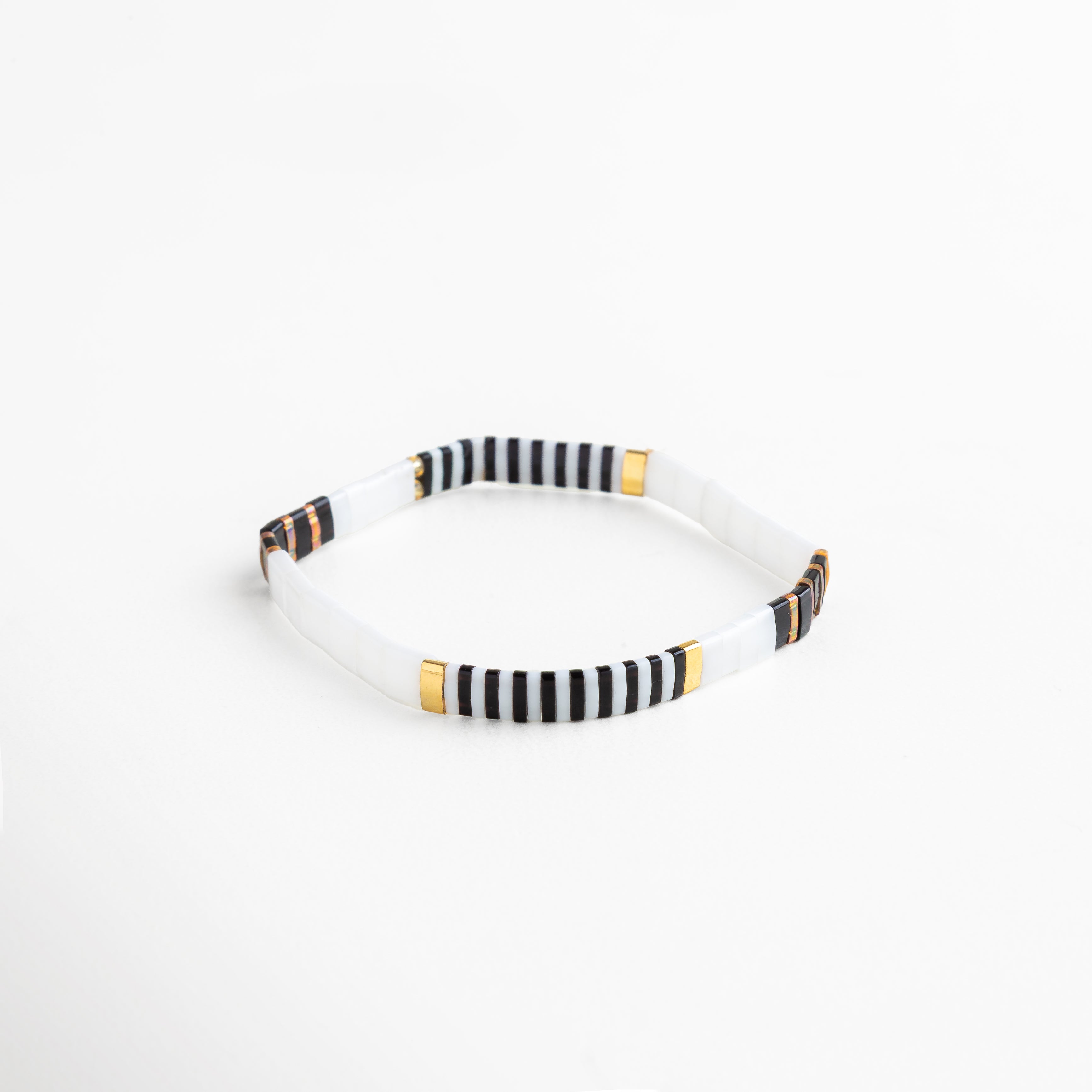 Pulsera Rectángulos Black & White