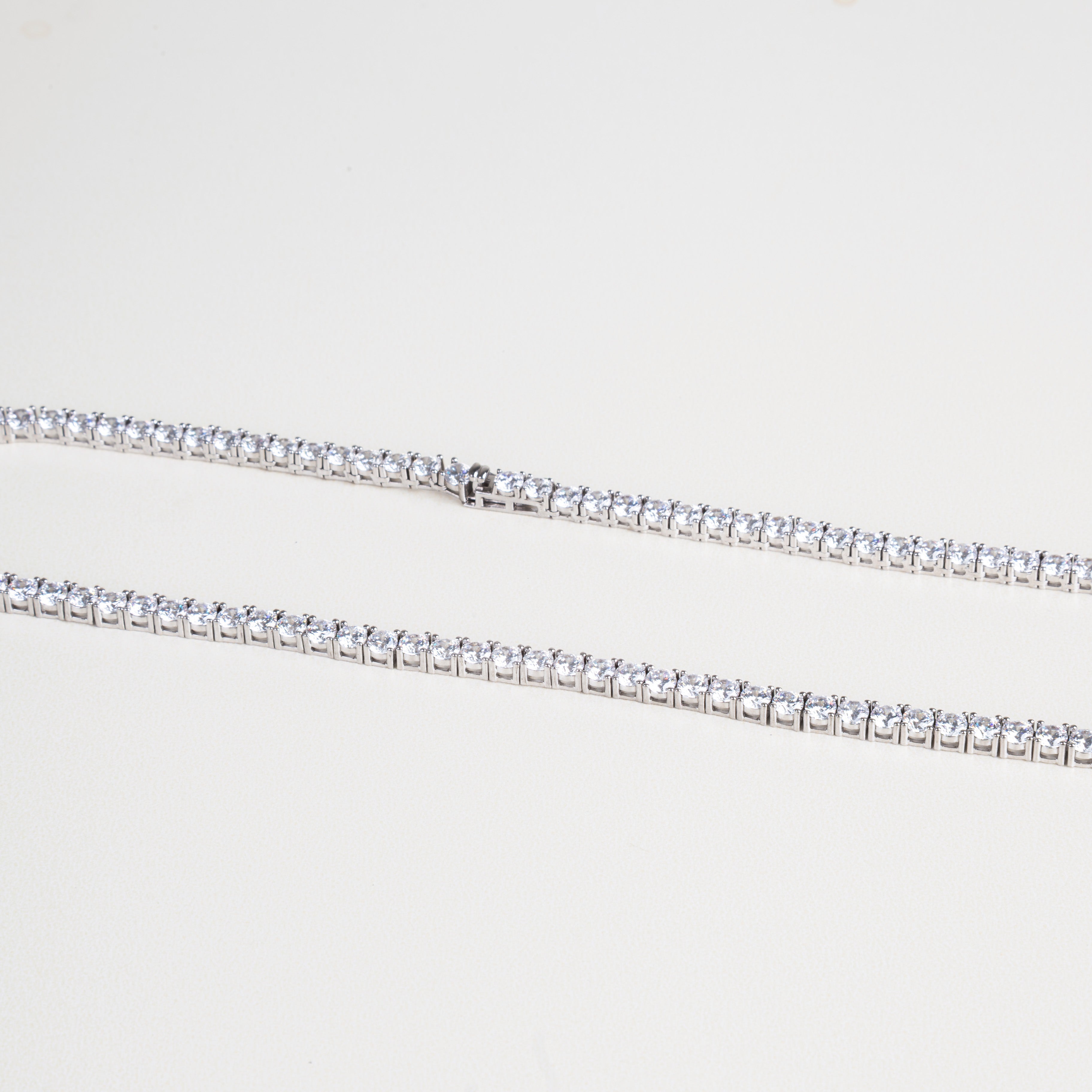 Collar llamativo y sofisticado, Joyería de noche con zirconias