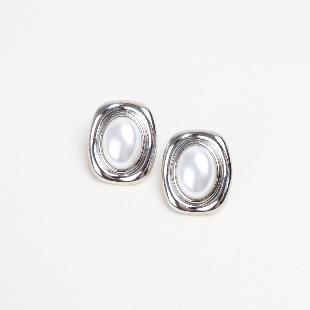 Aretes Oracle Pearl Silver