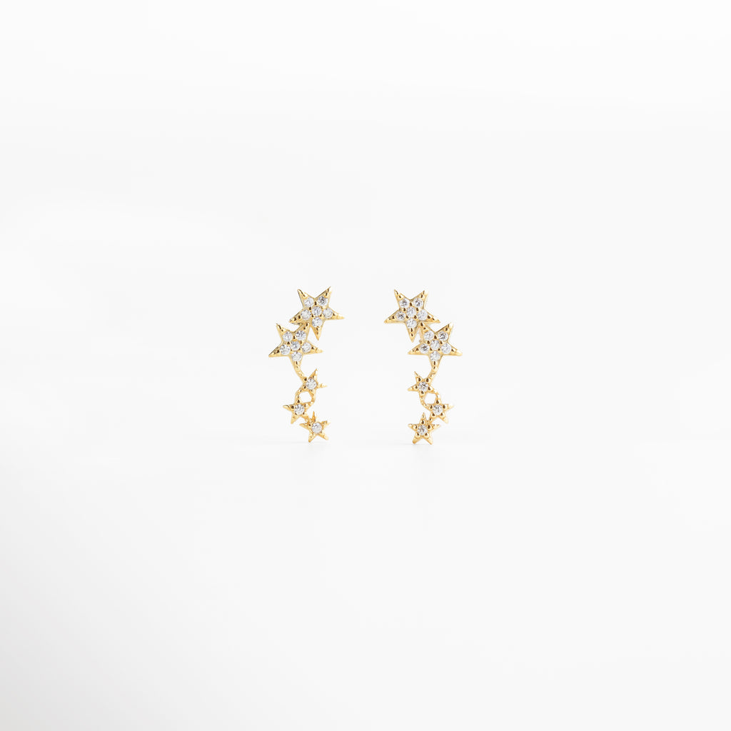 Aretes Hoshi Dorados