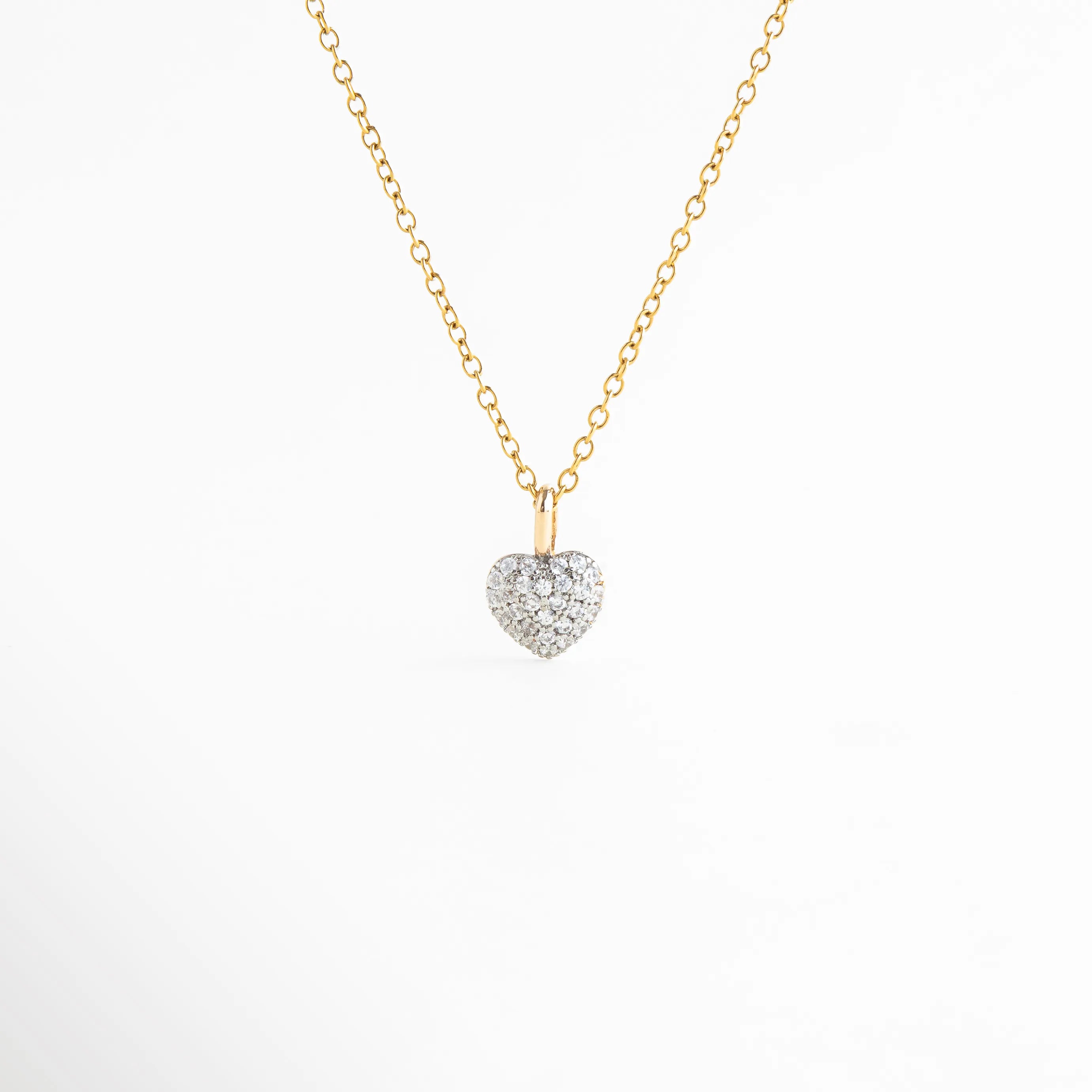 collar bitono con cadena dorada y dije plateado, collar elegante bicolor de diseño contemporáneo, joyería femenina bitono estilo europeo, collar moderno con contraste dorado y plateado, collar sofisticado para uso diario, joyería fina collar bitono