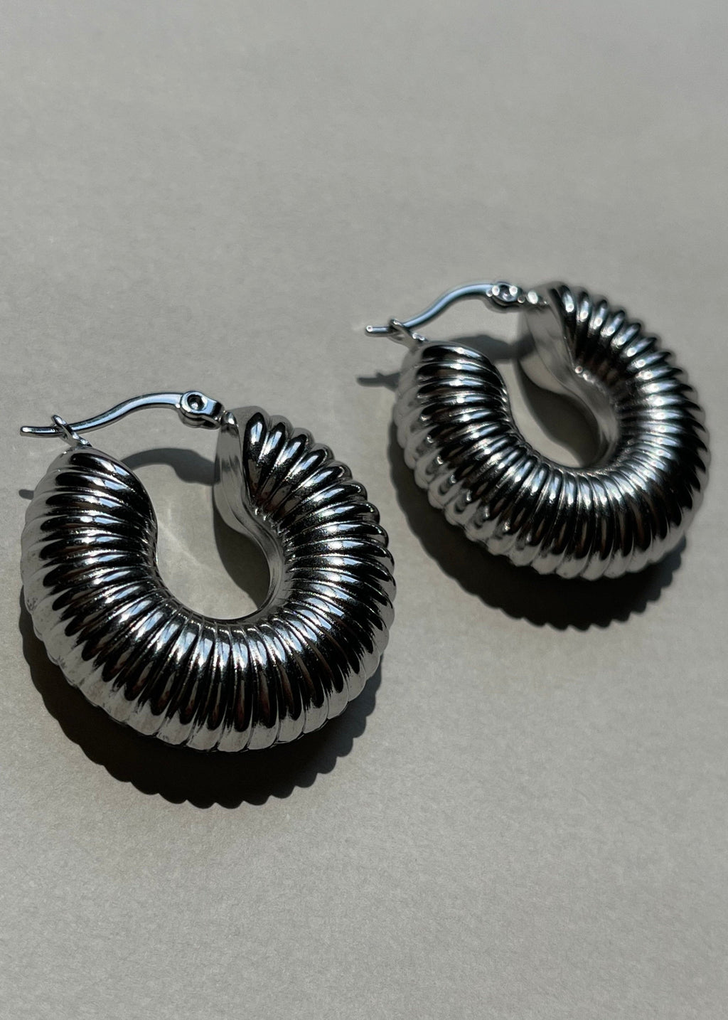Mapu Silver Hoops