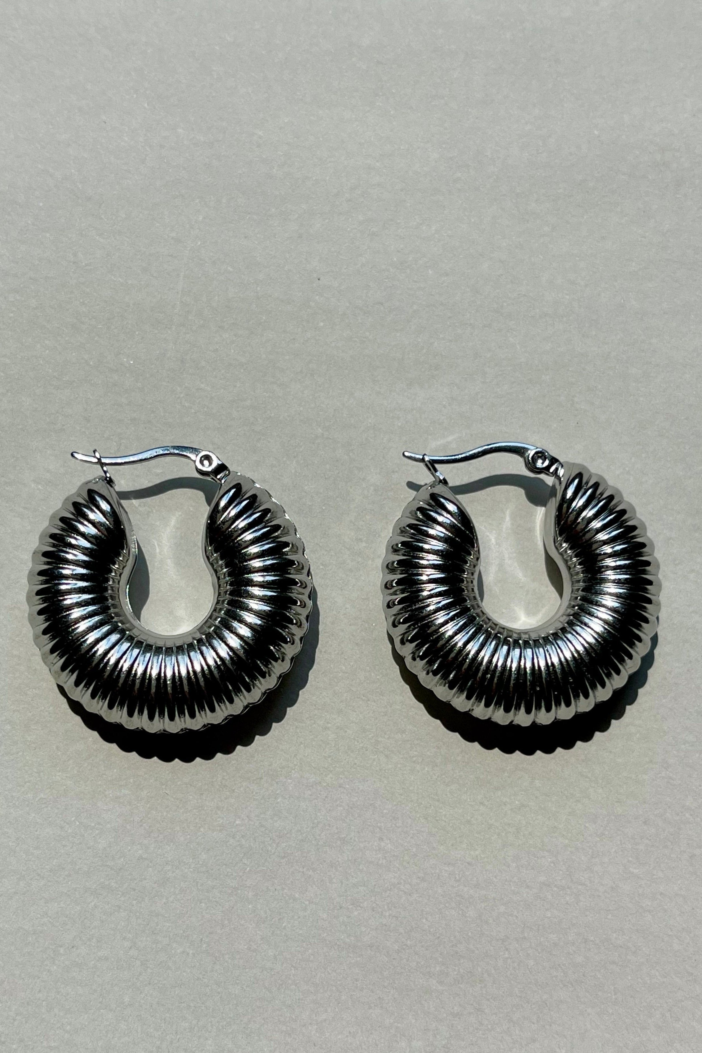 Mapu Silver Hoops