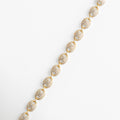 Pulsera dorada con eslabones circulares y zirconias, Pulsera elegante de círculos con incrustaciones brillantes, Pulsera de joyería fina con diseño geométrico, Pulsera sofisticada con zirconias engastadas, Pulsera femenina dorada de estilo europeo 